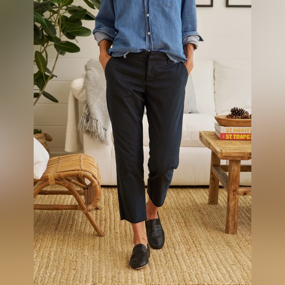 Frank & Eileen Wicklow Pant In Washed Black 0 NWOT